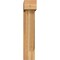 Ekena Millwork Traditional Block Rough Sawn Bracket w/ Offset Brace, Western Red Cedar, 8"W x 28"D x 40"H BKT0806X28X40TRA05RWR - alternate 3